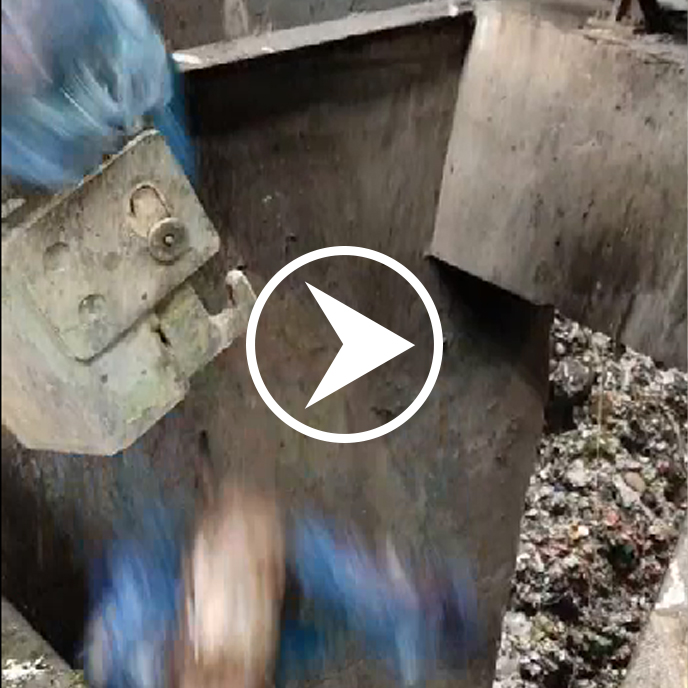 倒入焚燒發電廠視頻